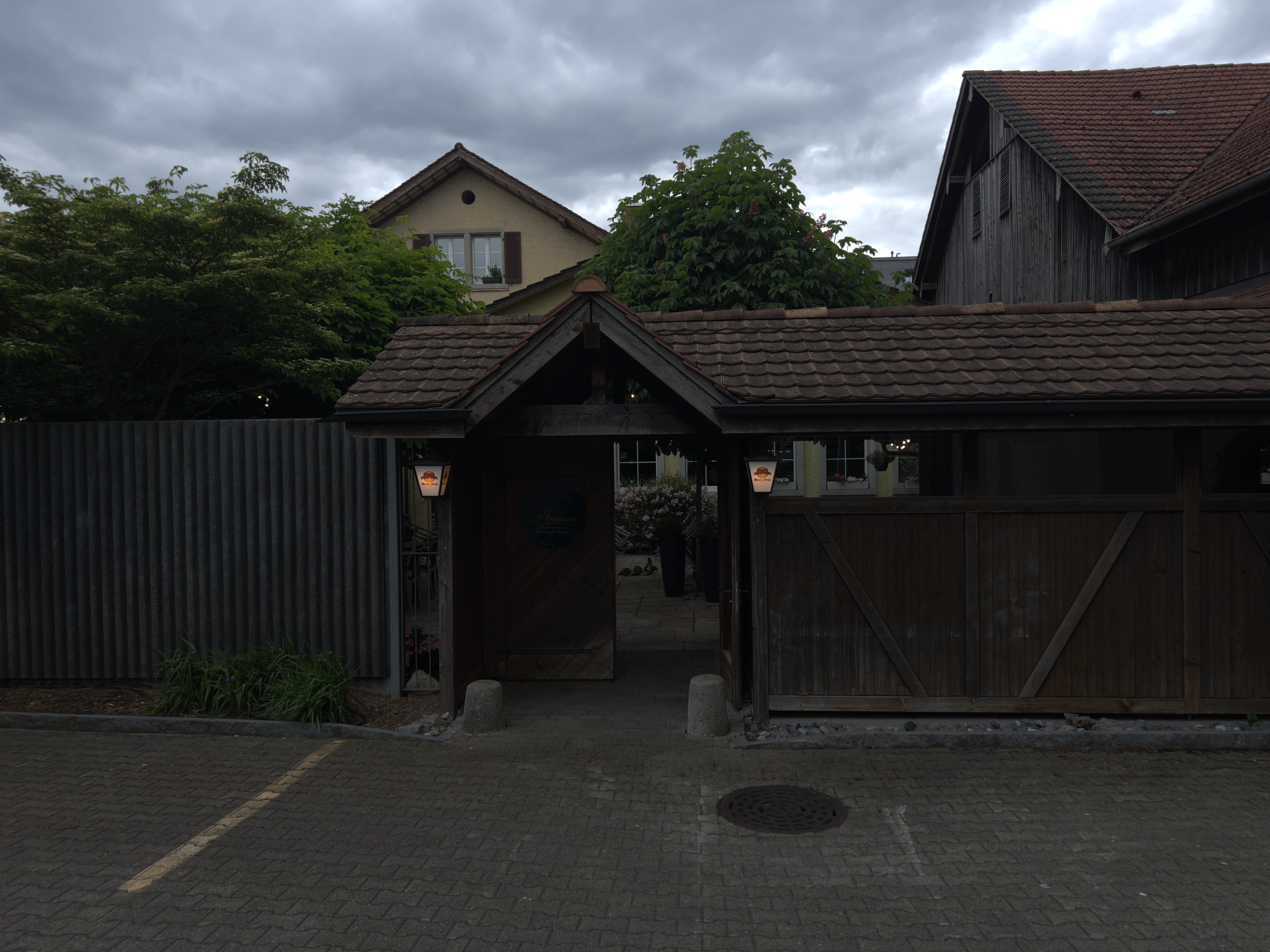 Aussenansicht Eingang Garten